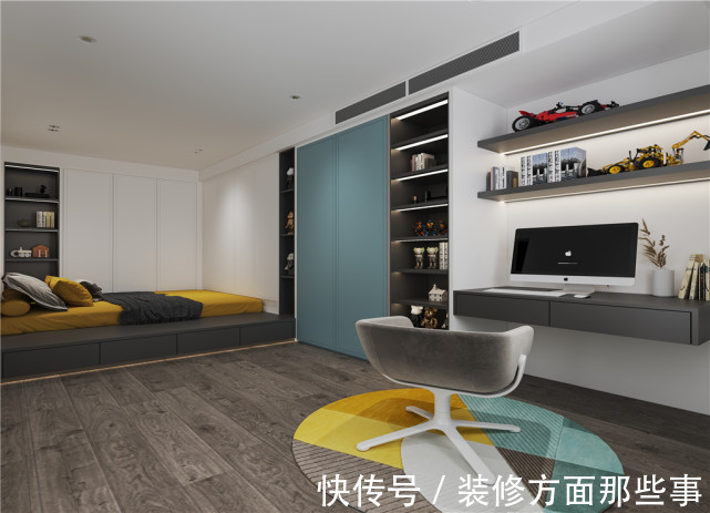 装修风格|233平现代风复式房子,以功能性为第一原则