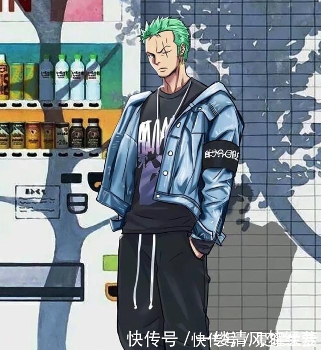 女帝|当海贼王遇上现代服装，路飞阳光帅气，女帝像御姐，他却像混混