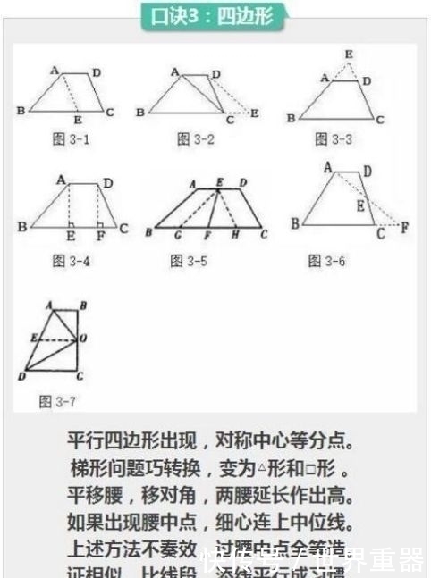 学习中|最牛数学老师 自创“几何辅助线”记忆口诀, 班上学生一分不扣!