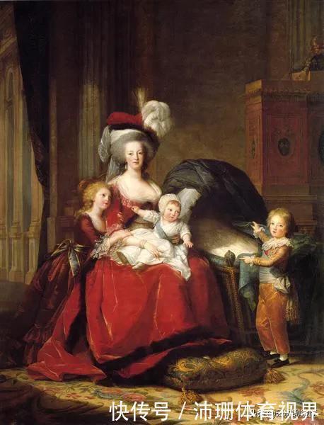 佛兰德&法国18世纪著名洛可可女画家维吉·勒布伦肖像作品欣赏