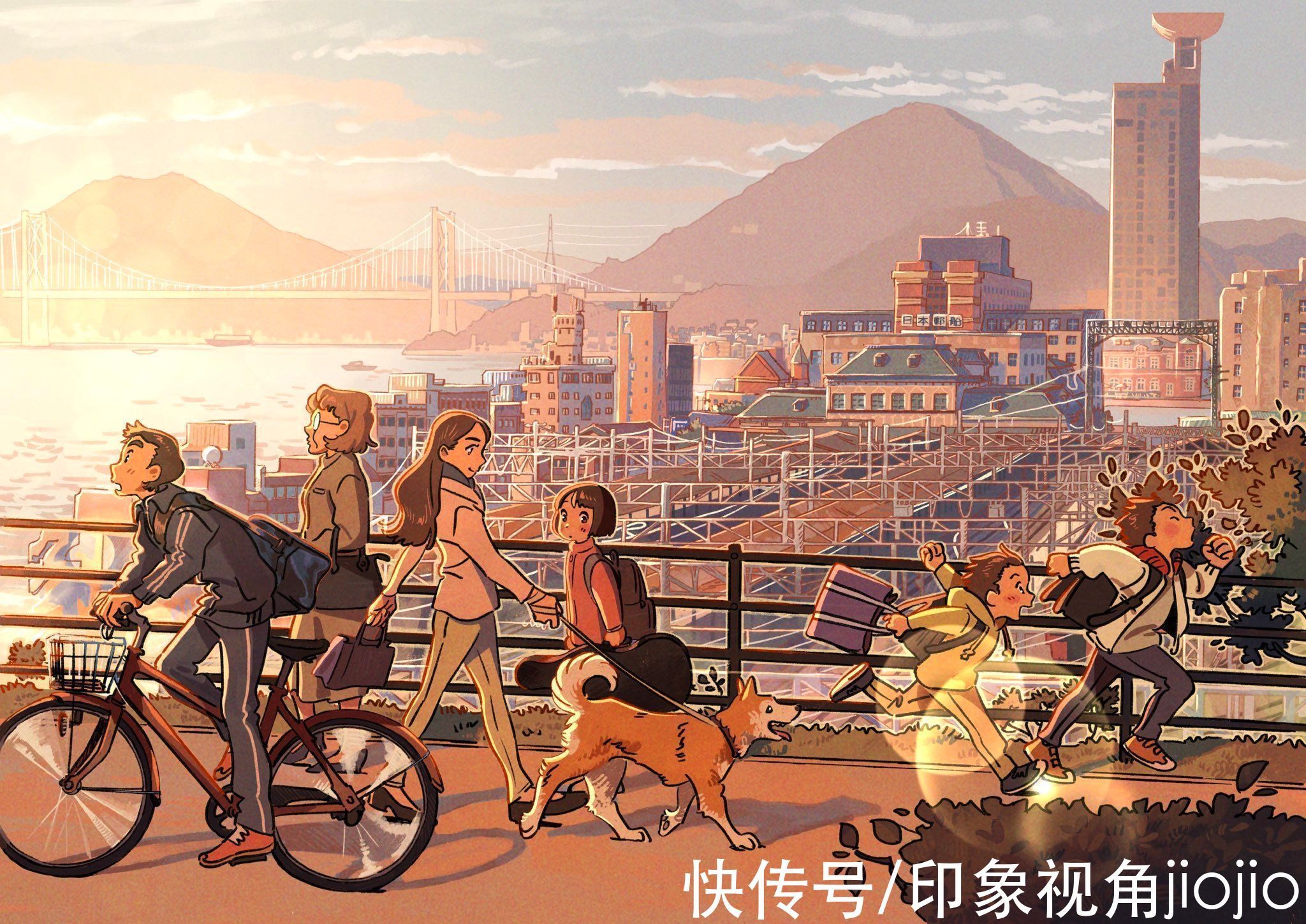 插画|复古感的动漫美少女插画,第一眼就被惊艳到了