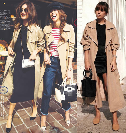 一件风衣如何穿出7种风格，学会些搭配技巧，一周穿搭不重样