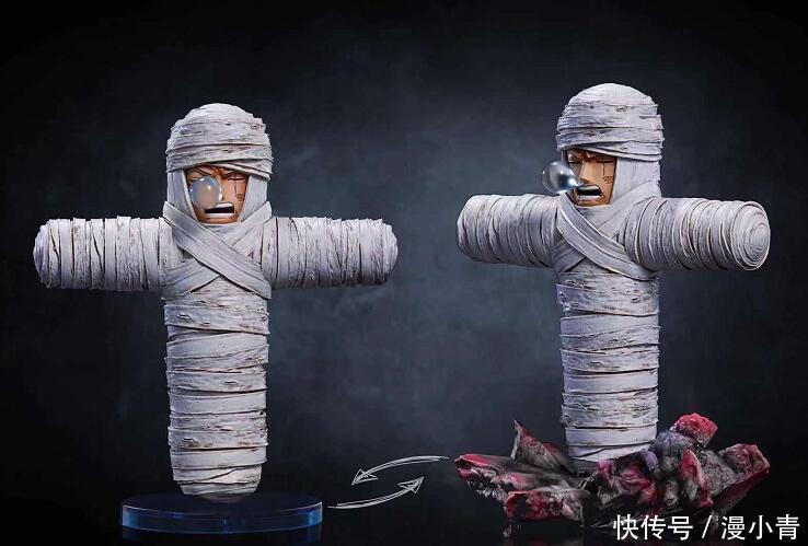 世界第一|粉丝制作索隆“木乃伊”手办,山治的表情成为最大亮点