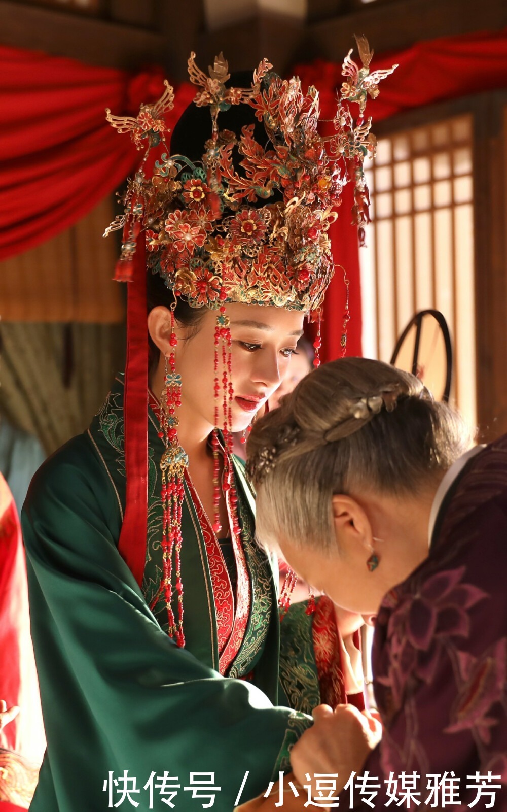 宋代女子出嫁的服饰讲究,影视剧中的绿色服饰是真实存在的吗?