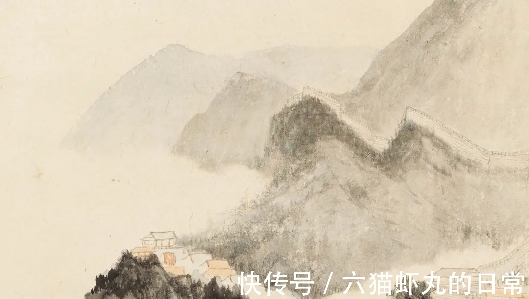 何应钦&开拍2021秋拍丨天开一堑锁咽喉:张大千“峡江”壮年之作