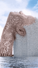 |搞笑GIF:帅哥拉弓的动作其实挺标准的,手里的东西是亮点!