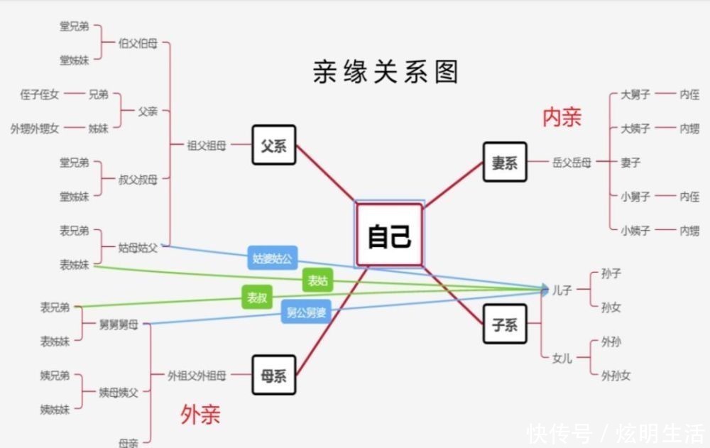 血亲|“六亲不认”是哪6亲？“株连九族”又是哪9族呢？