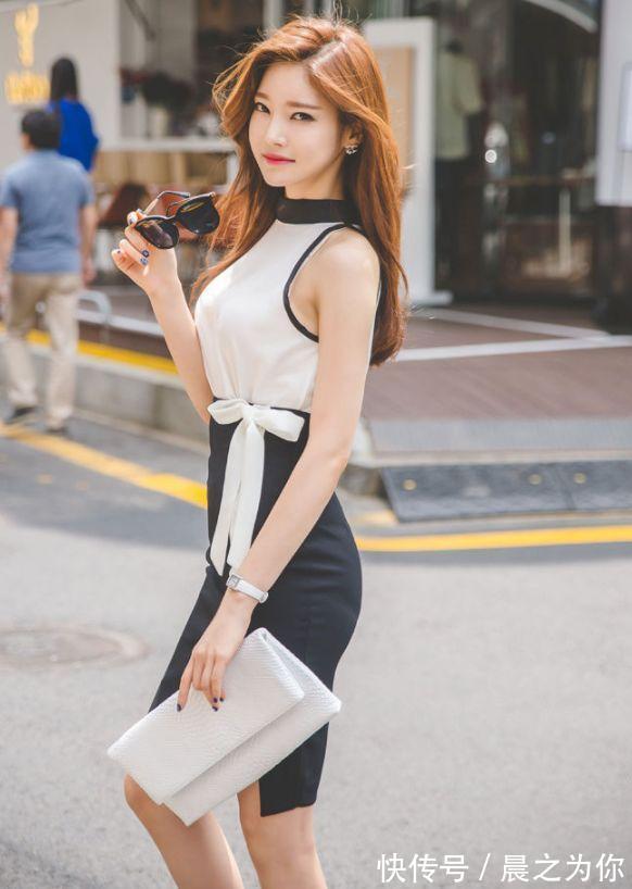 紧身衣 -漂亮有气质的紧身裙美女,修长美腿十分引人注目!