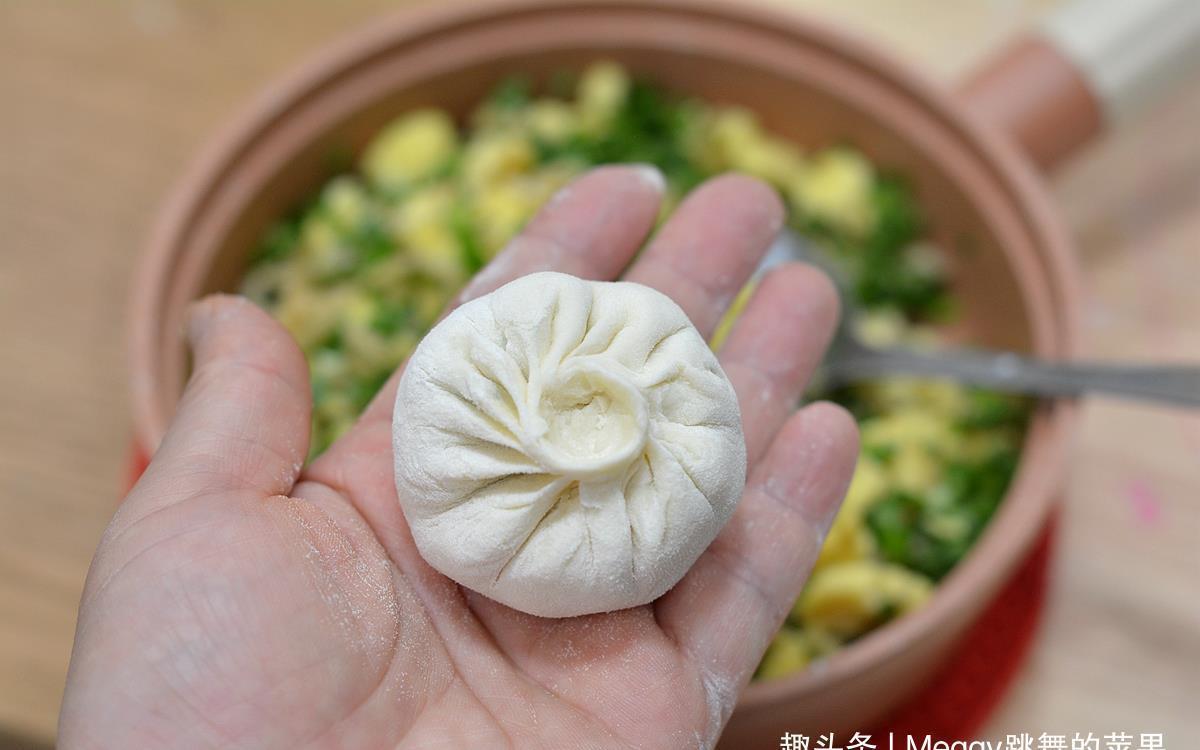 韭菜|早餐想吃新鲜暄软包子，无需二次发酵，现做现吃30分钟全搞定