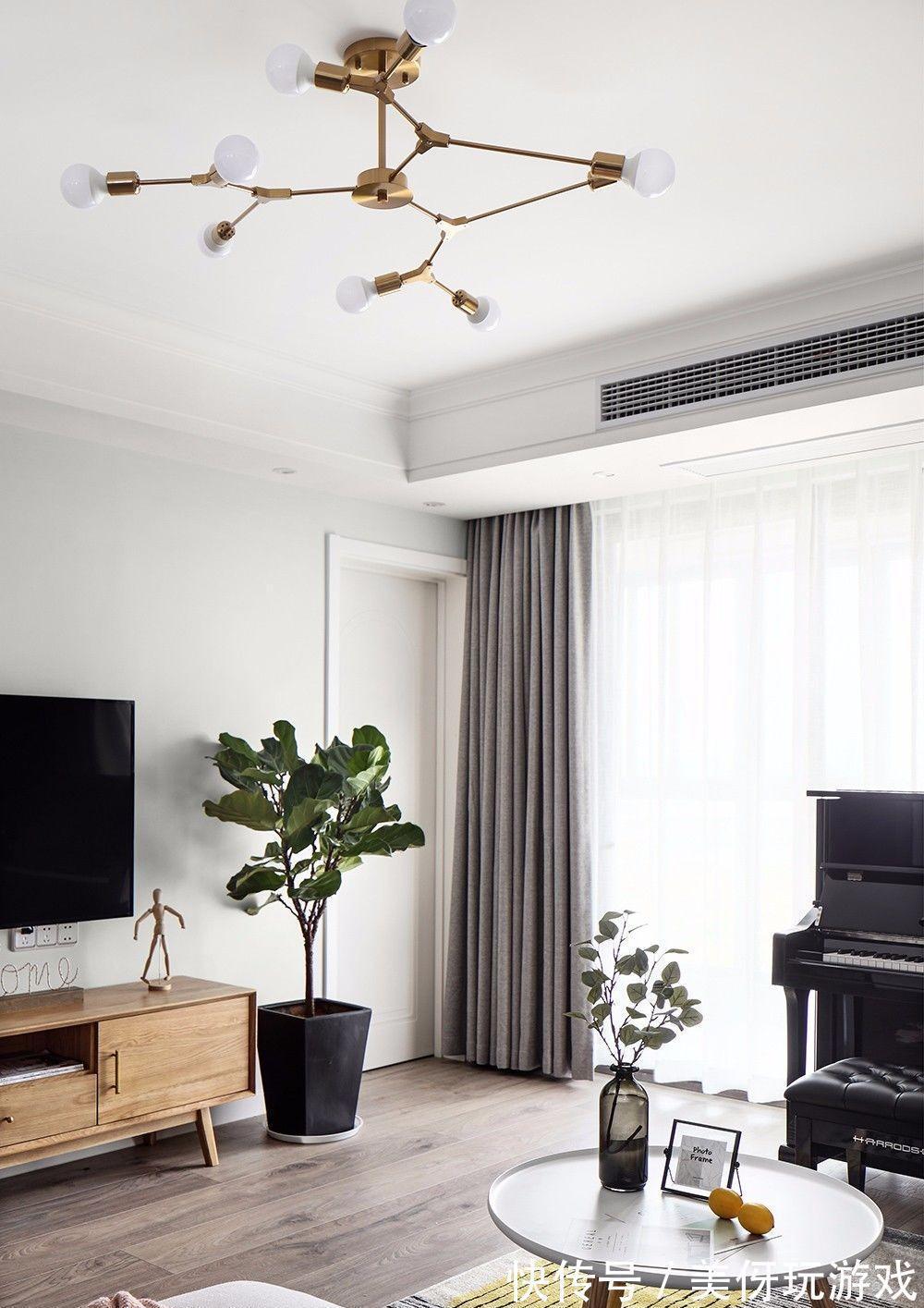 李文伟|北欧三居室大变身,融入音乐元素,让每一天的生活都变得有趣