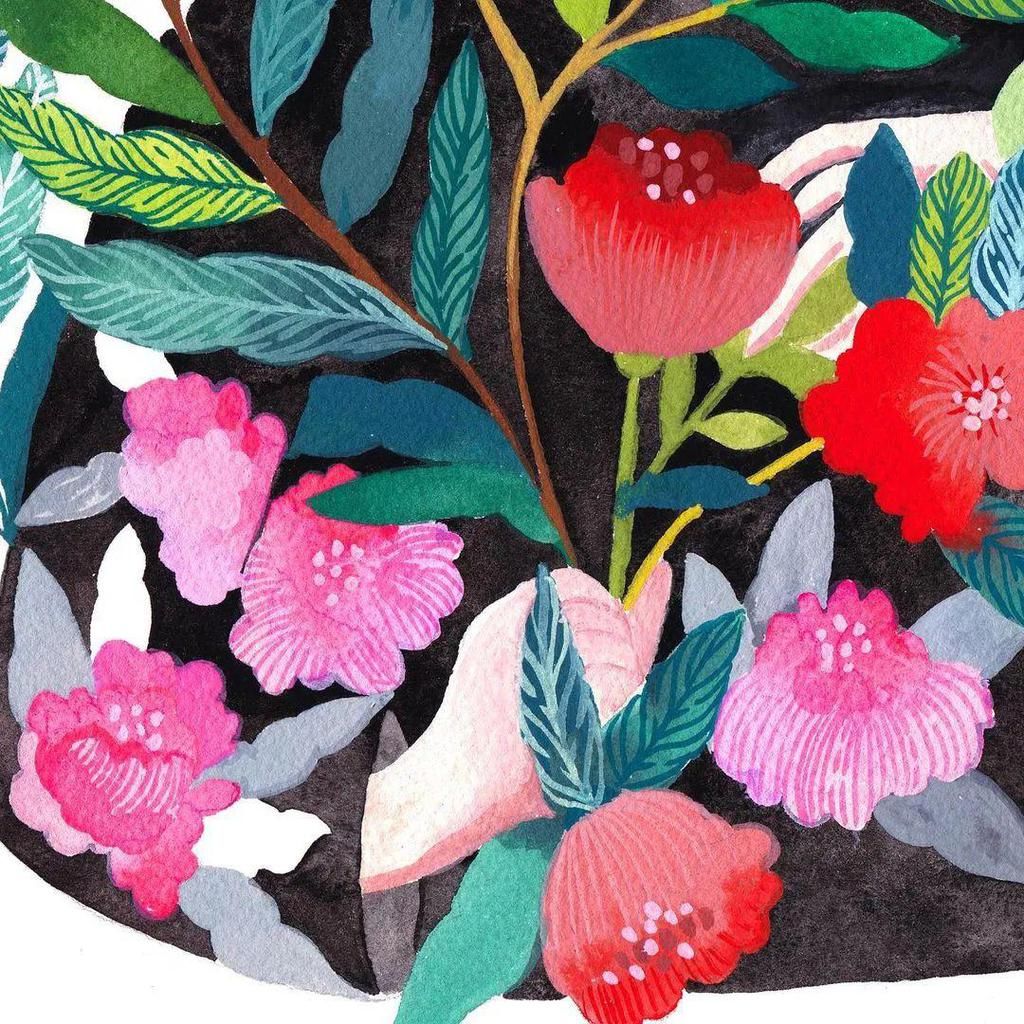  艺术家|水彩平涂，装饰效果太强了，自己动手画一幅，美到邻居羡慕嫉妒！