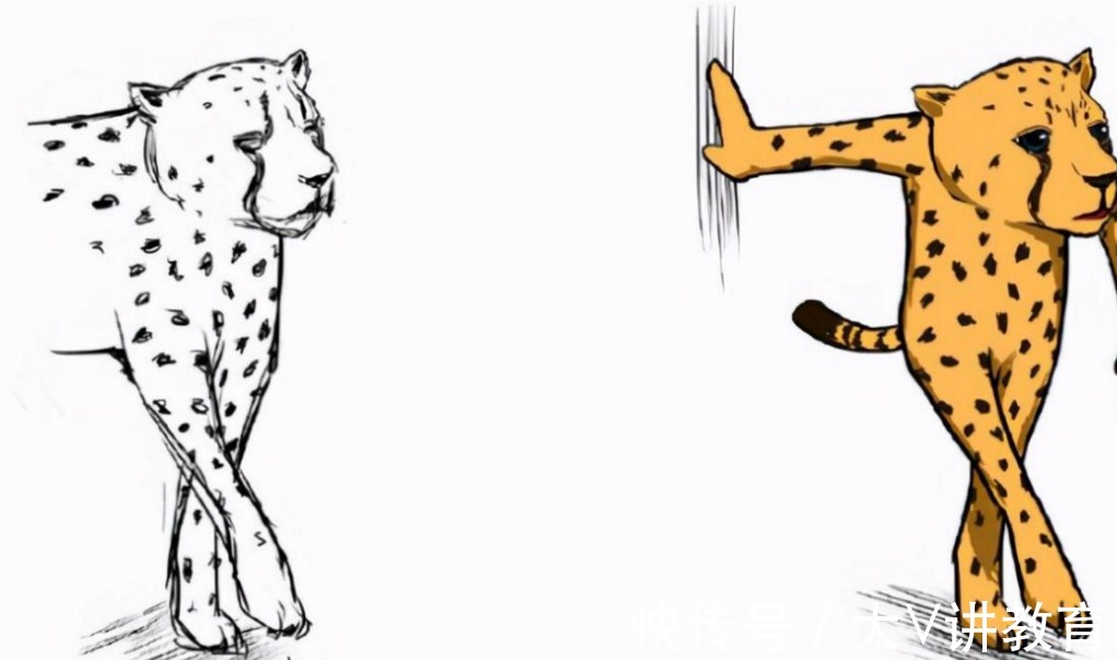 小猫#美术生画到一半不耐烦,画风逐渐任性洒脱,原谅我看后笑出鹅叫