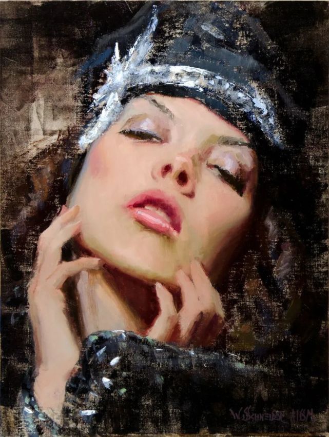 施耐德$在绘画的道路上,他认为自己永远是一个学生