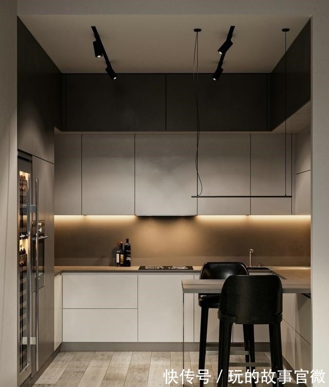 气度|极简一居,以波纹板做背景墙,有高度,也有气度!