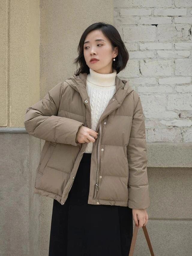 短款|谁说羽绒服显胖又显臃肿?学会这几种搭法,让你在冬天也能美美地