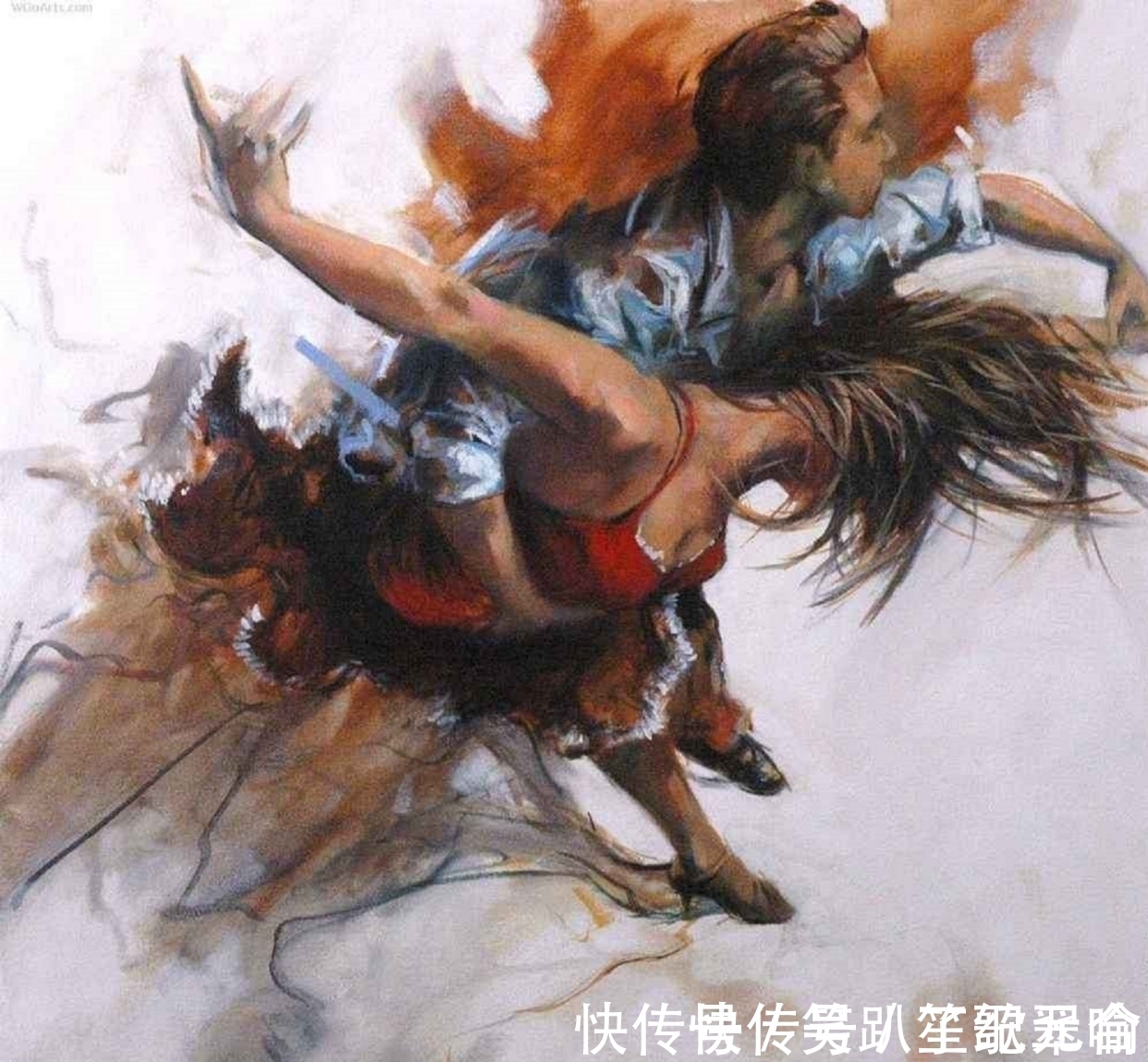 艾伦·本特利$激荡的情与爱,舞动的灵与魂——艾伦·本特利的动态绘画艺术