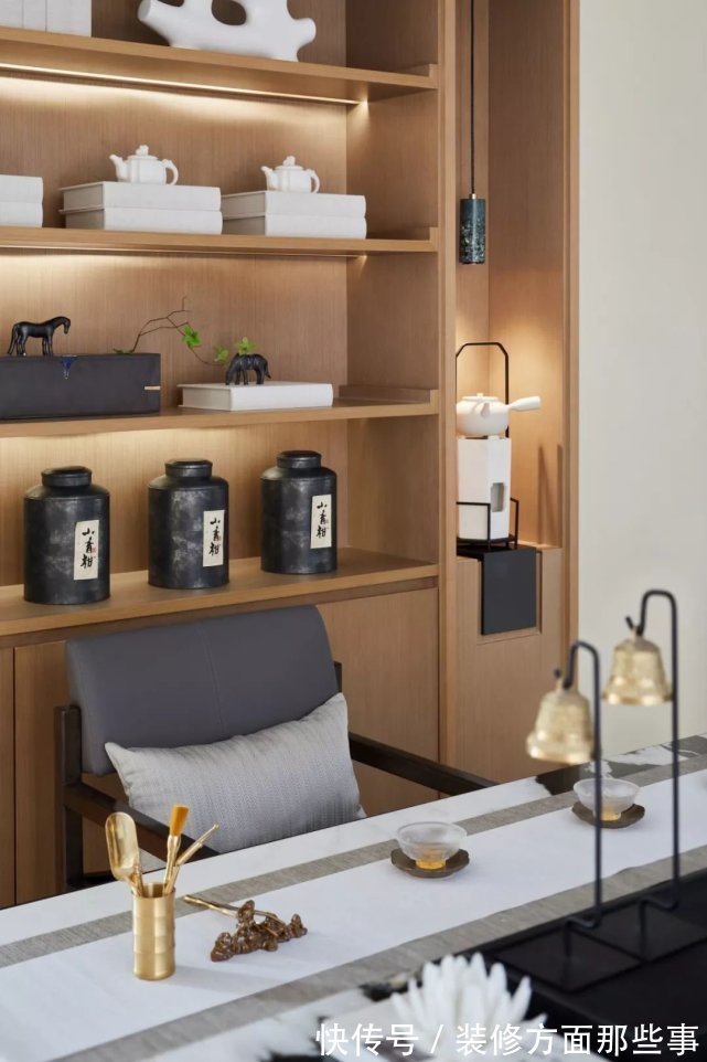 饱和度|173㎡轻奢新中式,古典和现代的碰撞,唯美浪漫!