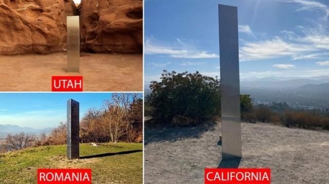 安装|继犹他州和罗马尼亚之后，加州山上惊现第三块“神秘巨石”