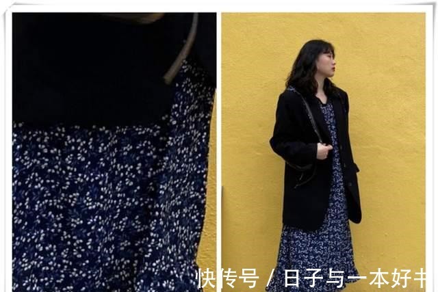 穿搭 碎花裙+西装，打破风格的穿搭，开春这么穿太美了！