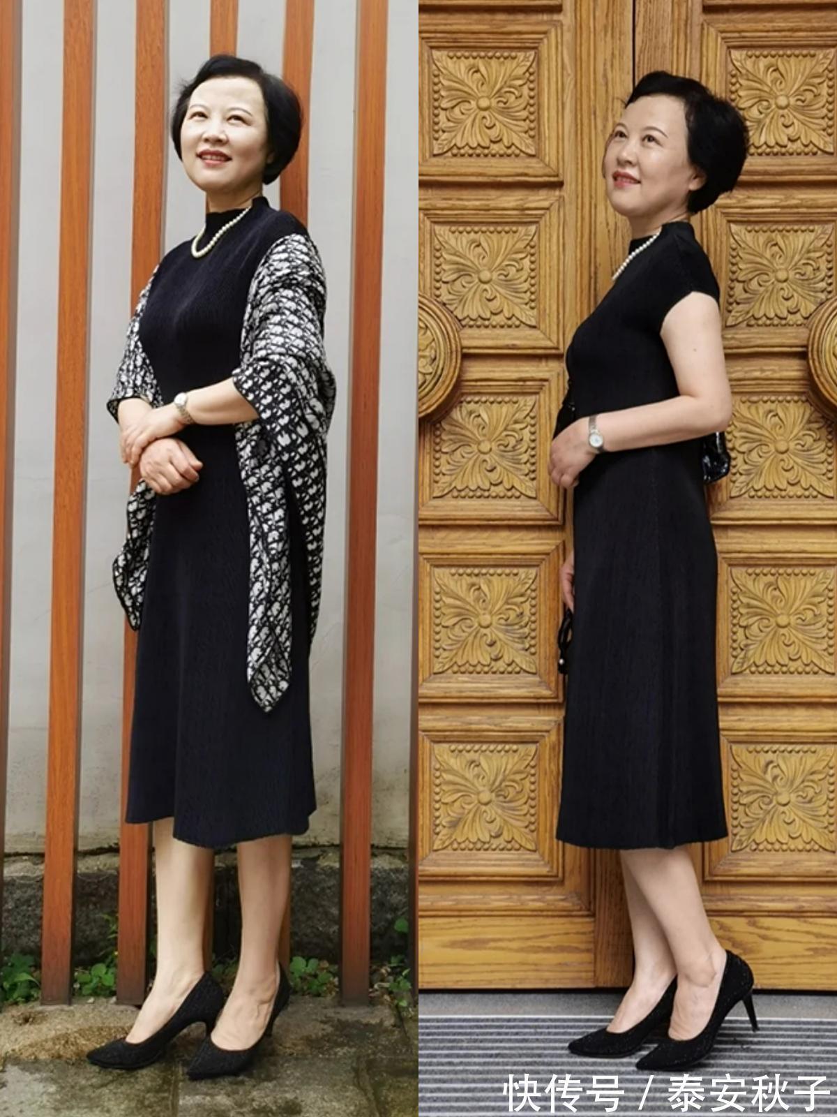 姐姐|不年轻,身材也不出众!60+姐姐把普通款穿出了高级感:真的很美