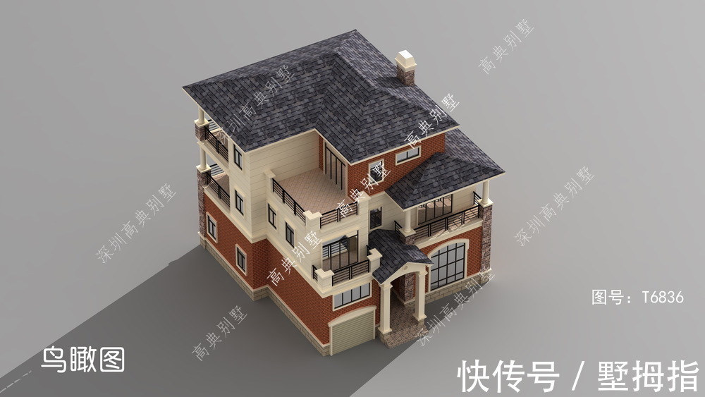 别墅|漂亮的欧式别墅，外观高档好看，室内功能丰富实用。