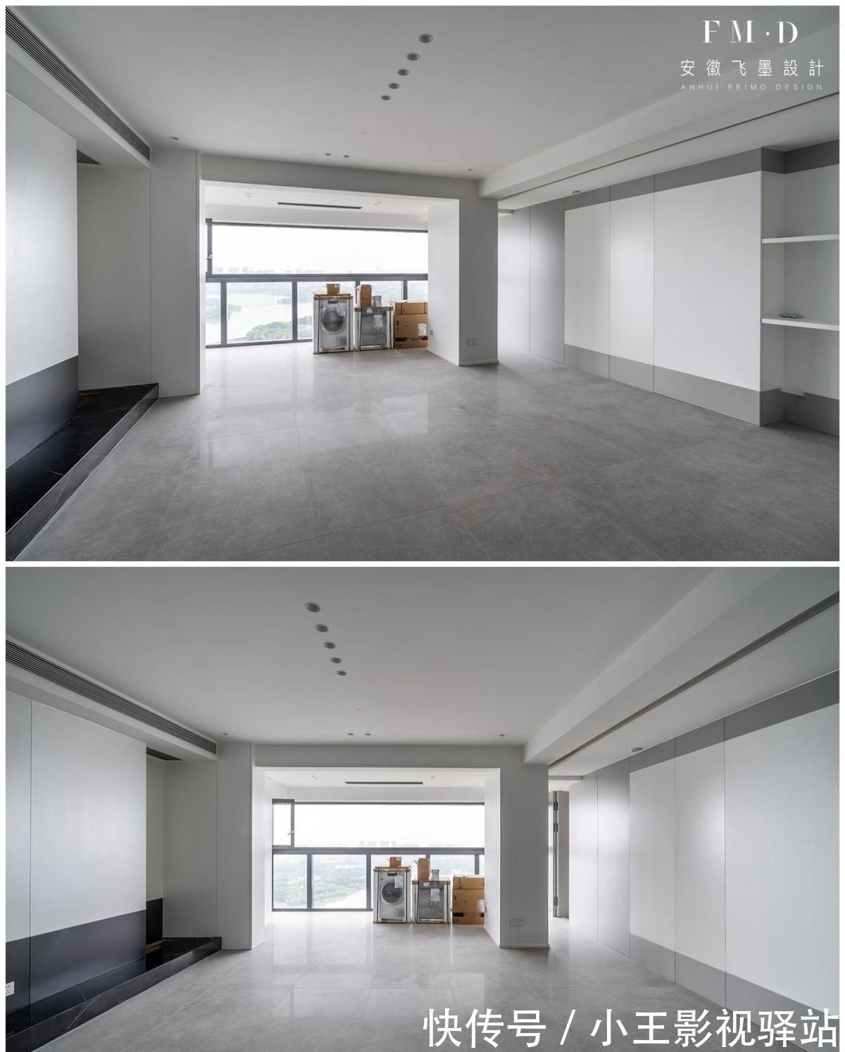 柜子|又是个260㎡的抢手大平层,高层湖景房格局够大,越简,越奢华