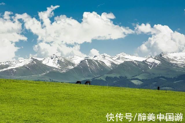 区间车|探访喀拉峻草原，背依巍峨雪山，景色辽阔秀美