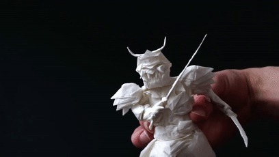 作品$陈晓得了折纸界奥斯卡大奖,这也太绝了吧