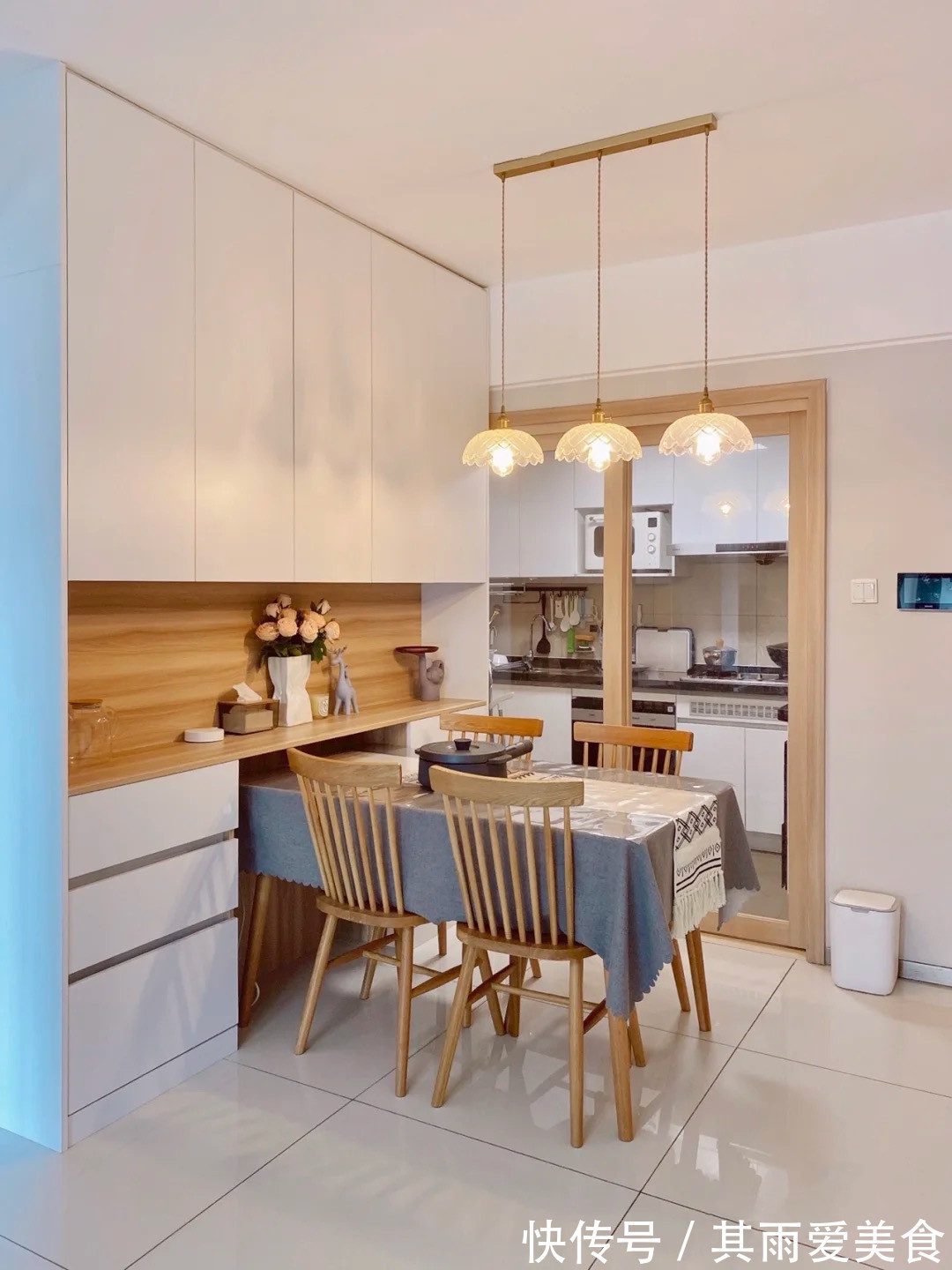 薄荷蓝|走进她家,才知什么叫美观与实用并存,全屋温暖又清爽,太舒服了