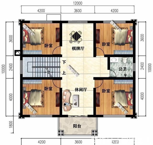 小别墅|25万左右盖二层小别墅，这两款户型都可以，美观方正施工易