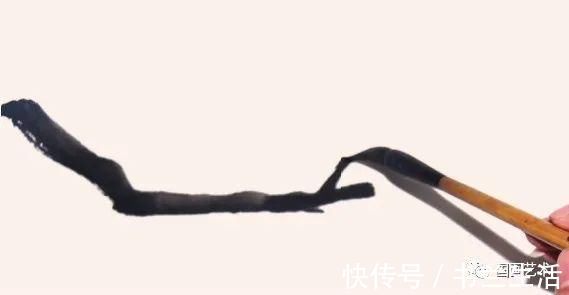 垂枝!图文教程:轻松学画写意木本花卉枝干