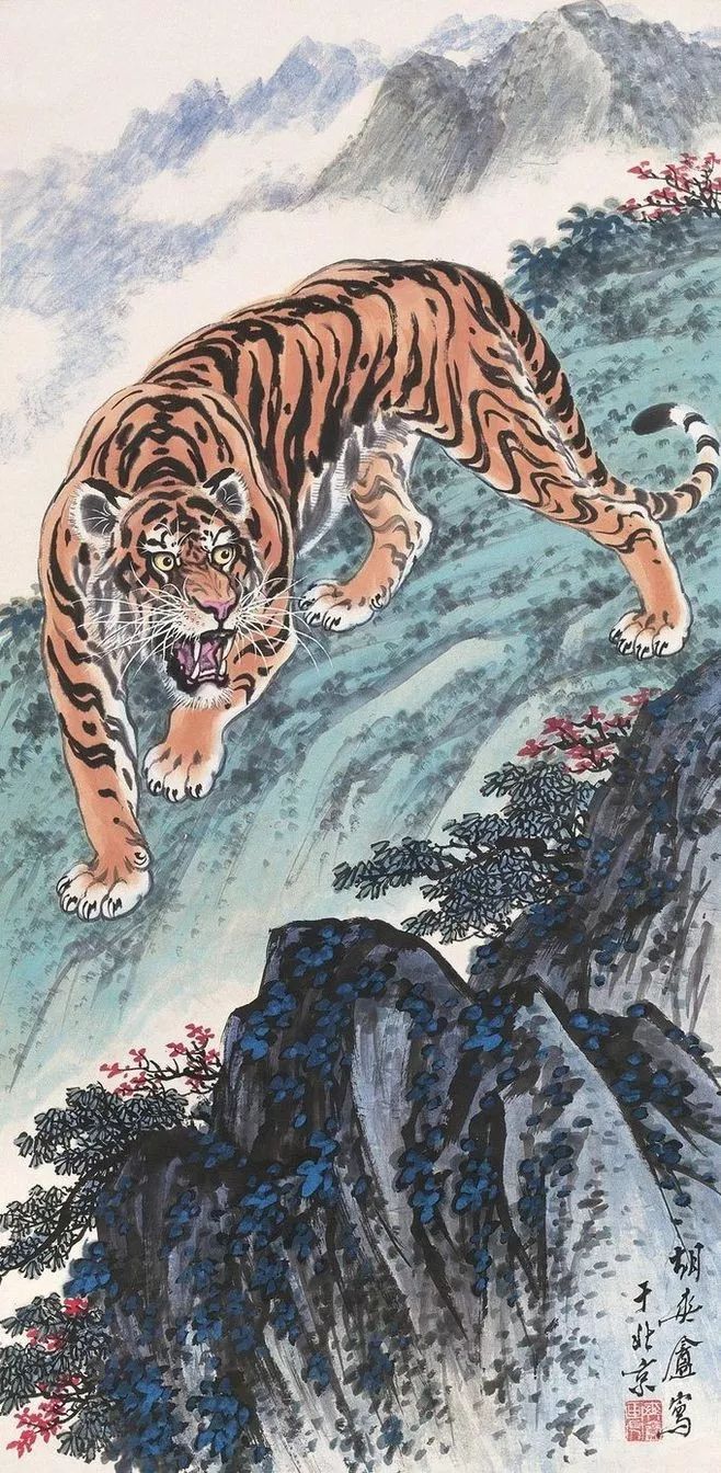 包国勇#胡爽庵:被埋没的现代画虎大师