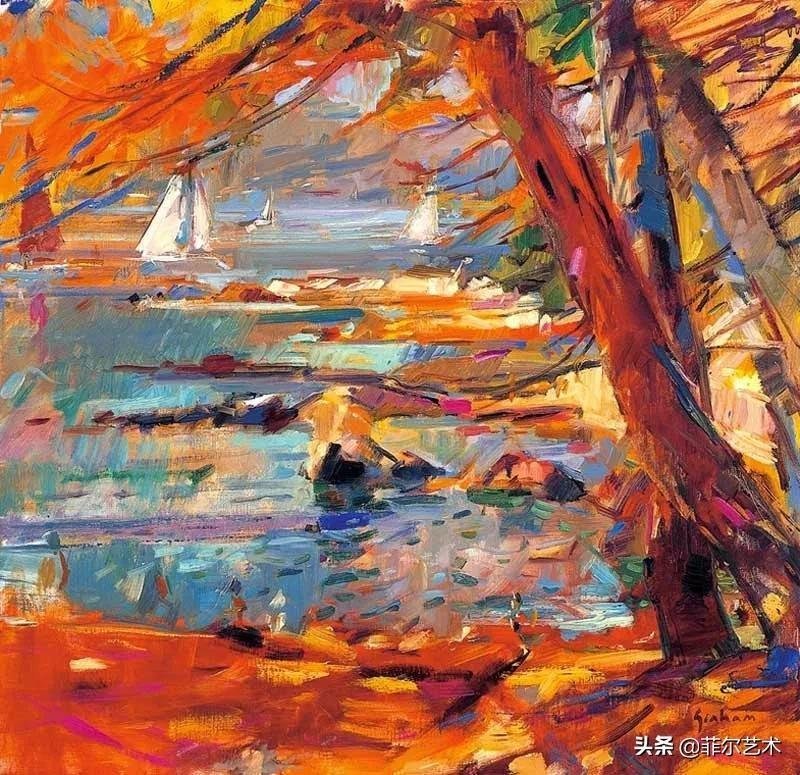色彩!「油画欣赏」生动鲜明的色彩,一种独特的华丽风格
