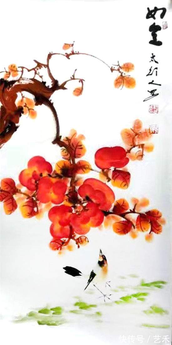 焦墨皴$书画家魏志成——妙笔柿生千百形 深悟此道不虚行