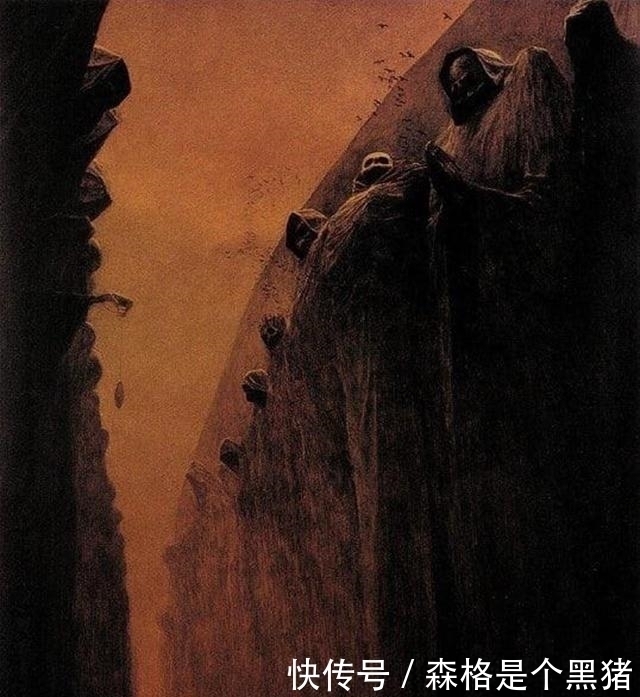 画家出车祸“昏死”后,仿佛看到另一个世界,被画下后让人心慌