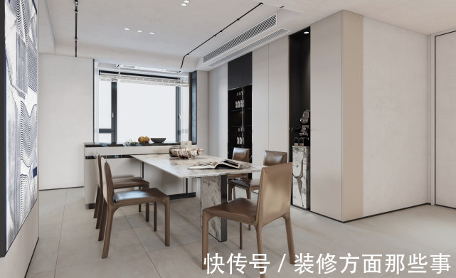 200㎡现代风,原木、纯白、浅灰三色融合,打造通透空间