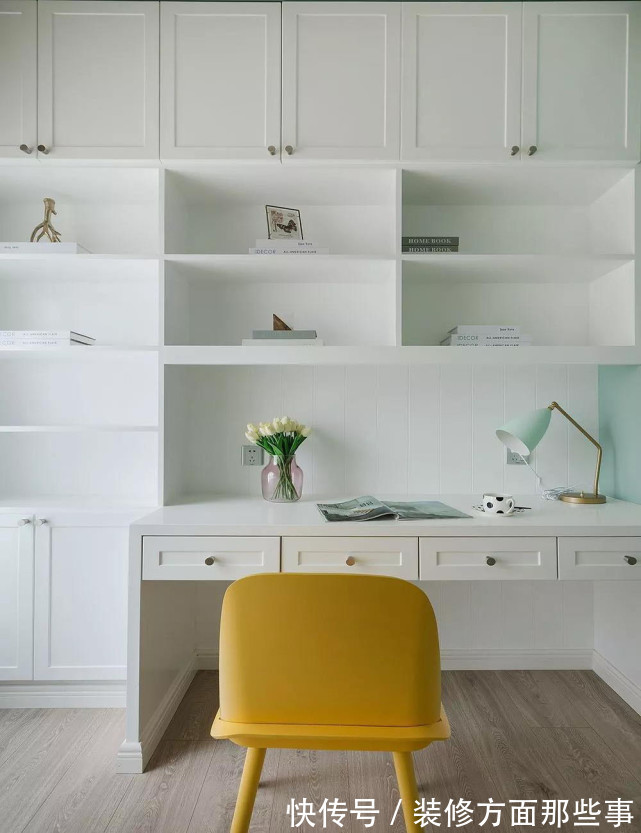 装修|103平幸福的三口之家，用马卡龙色系墙漆搭配清新家居