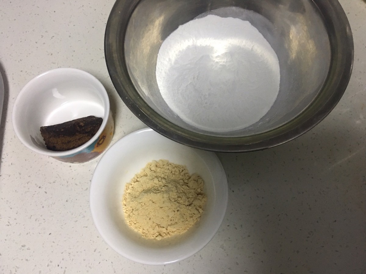 黄豆粉|想吃红糖糍粑不用花钱买，自己在家做，省钱又实惠，软糯酥脆