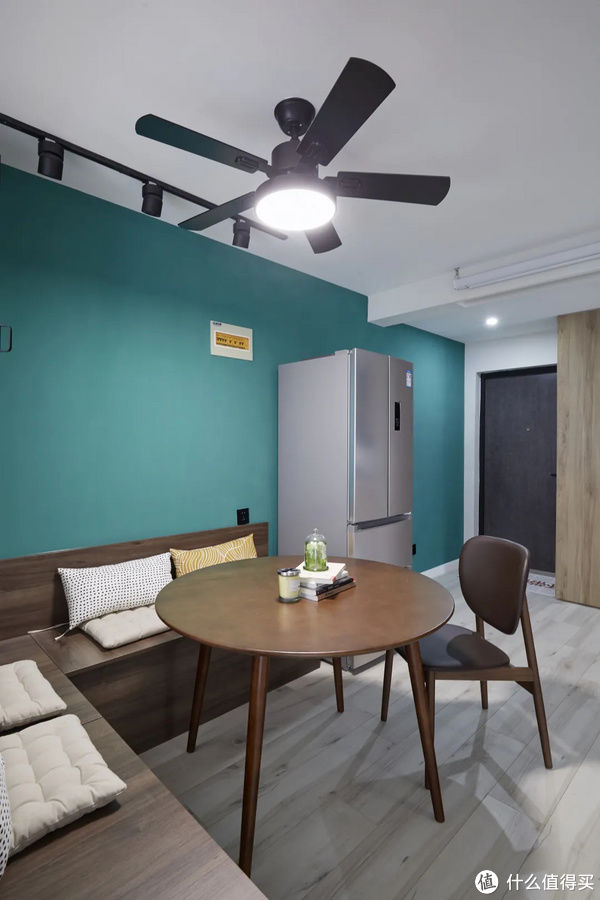 before住范儿真实案例 篇三十:拆掉客厅改两居,46㎡墨绿小家更高级!