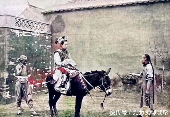 贵族|清末上色老照片:贵族的出行方式,轿子、马车、人力车应有尽有