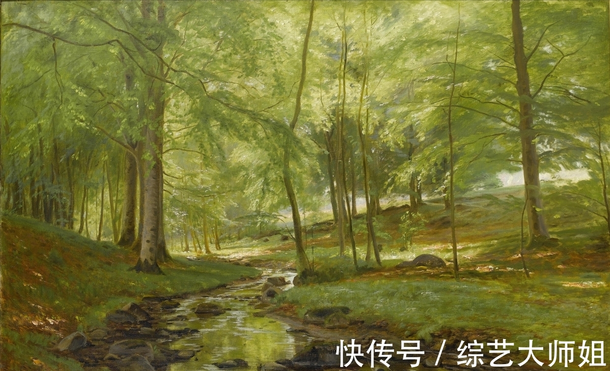 森林会|他画的森林会呼吸,彼得·莫克·蒙森德Peder Mork Monsted油画欣赏