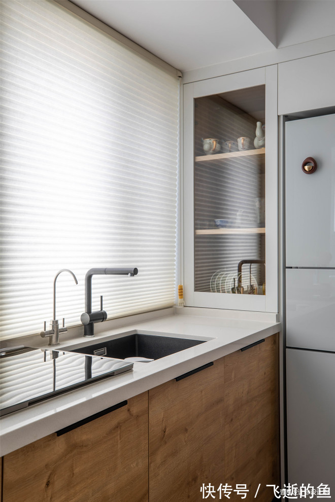 原木|客餐厨空间共享,75㎡小家的极致利用!