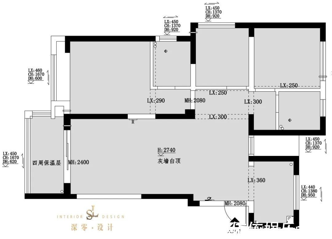 户型|99㎡装修坚持做一体化，该有功能区一个没少，空间反倒更敞亮了