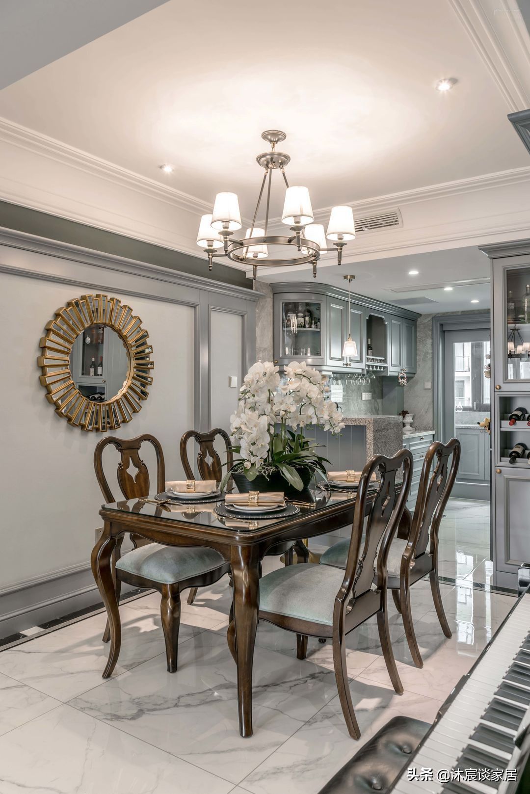 美式|她不要“网红”风格,新家装成经典美式风,随处可见的优雅与浪漫