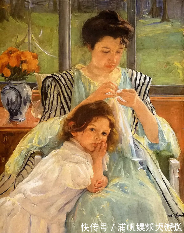 美国&十九世纪末,美国最重要的女画家,玛丽·史蒂文森·卡萨特