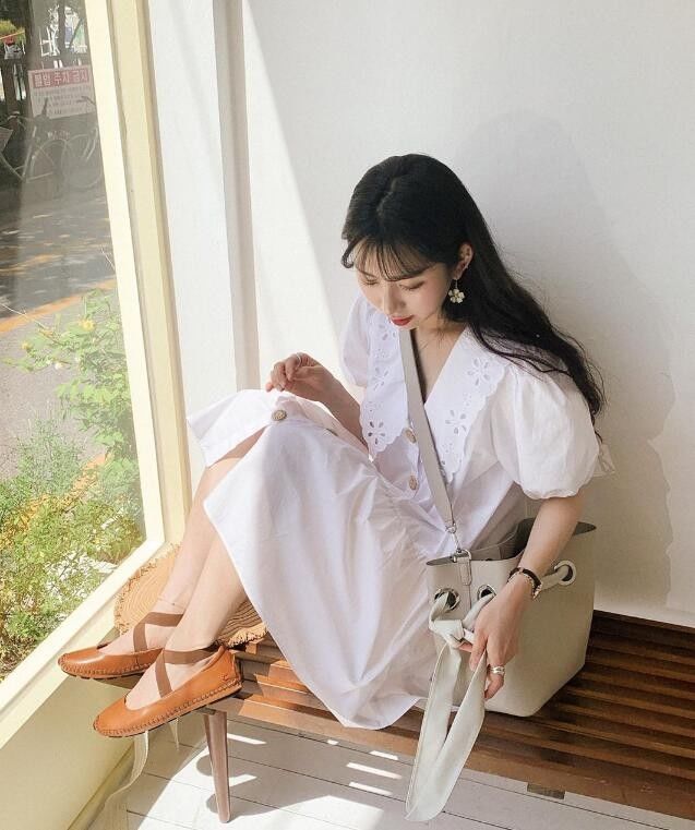 春日|韩国ins时尚博主的清爽穿搭 春日里的元气搭配look