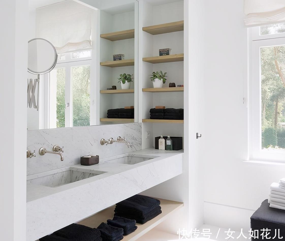 隔板|装了多套卫生间才知道,浴室别再装洗手柜了,学学我家的吧