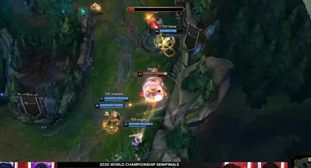 SN战队|SN秘密武器打爆TES!卡萨用命找机会,左手被逼成肉鸡模样!