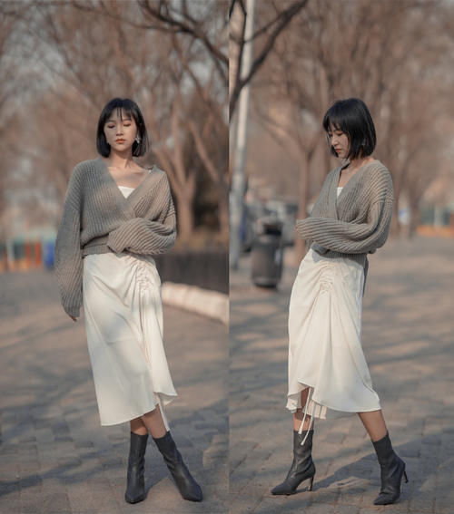 “毛衣＋半身裙”初春这样穿，时髦又撩人，气质很加分