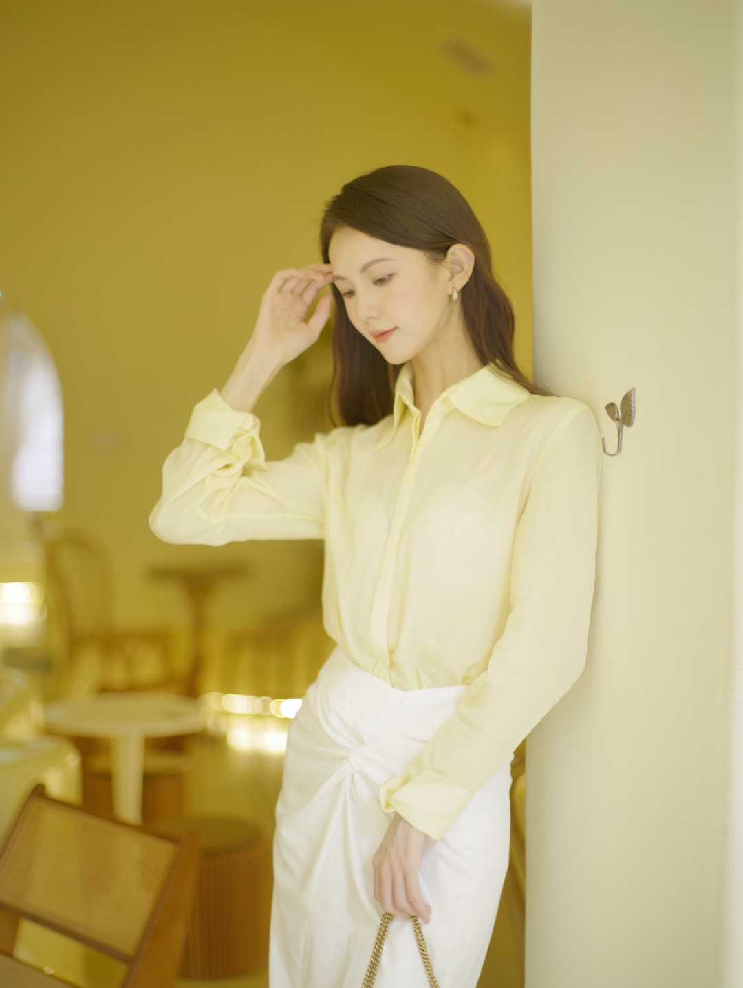 清新|甜美淑女的温柔风穿搭，清新减龄又俏皮，很适合20岁出头的女生